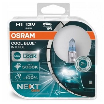  Żarówki samochodowe Osram Cool Blue Intense H1