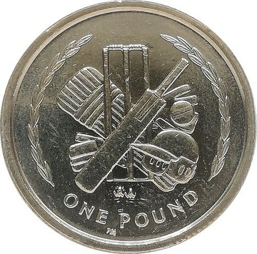 Wyspa Man 1 pound 1998, KM#906.1