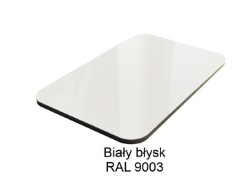 płyta kompozytowa dibond 3mm Biały błysk RAL9003