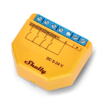 Shelly Plus i4DC 4-kanałowy kontroler/sterownik 
