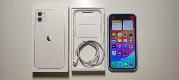 iPhone 11 biały 64GB CAŁY ZESTAW + CASE APPLE