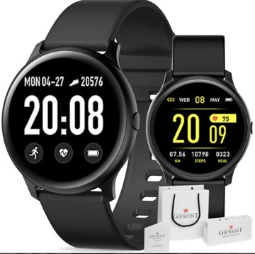 Smartwatch Giewont GW100-2 Czarny IDEALNY PREZENT