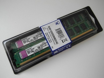 Kingston  KIT 2x2GB  DDR3  1333MHz  CL.9