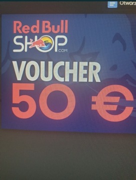 Voucher 50 Euro do oficjalnego sklepu Redbull