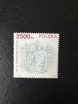 ZNACZEK 500 Lat Papiernictwa w Polsce 1991