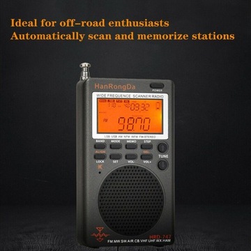 HanRongDa HRD-747 Radio AM/FM/MW/SW/SSB/LSB/CB/AiR