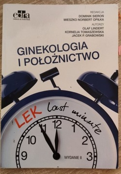 LEK last minute Ginekologia i Położnictwo edra