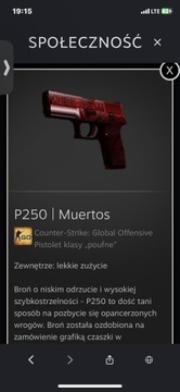 Skin CS:GO P250 | Muertos