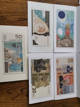 Banknoty kolekcjonerskie 20 zł i 50 zł 