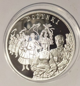 Polska 20 złotych, 2004r srebro