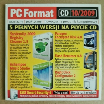 PC Format nr 10 2009 plyta CD