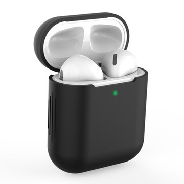 CZARNE SYLIKONOWE ETUI NA AIRPODS