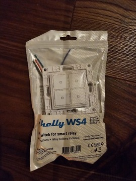 Shelly Wall Switch 4 wh Przycisk ścienny WS4