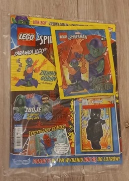 gazetka z figurką lego green goblin