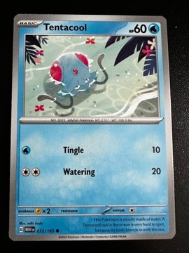 Karta Pokemon Tentacool 072/151 MEW 151