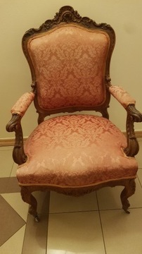 Piękny fotel z XIX w.