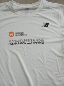 Półmaraton Warszawski koszulka New Balance + buff