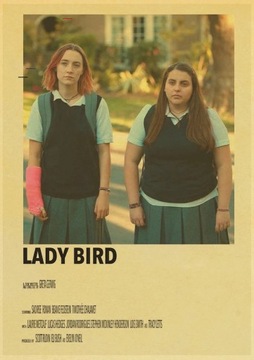 PIĘKNY plakat filmowy vintage LADY BIRD