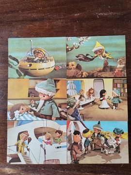 Kolekcja 6 pocztówek "Piaskowy dziadek" DDR 