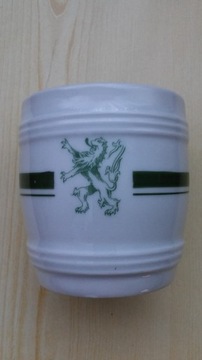 Kubek, kubeczek, lew, gryf, belgijski, porcelana