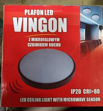 lampa Plafon led Vingon 24W 4000K z czujnikiem 
