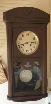 Stary zegar wiszący FMS Mauthe - antyk