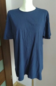 Granatowy T-Shirt Alan Red XL bawełna 100% basic