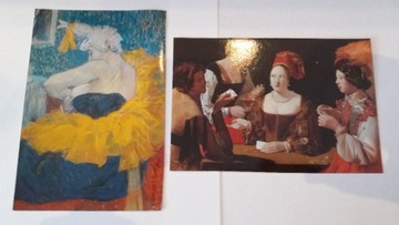 2 pocztówki Malarstwo Louvre (zestaw 5)