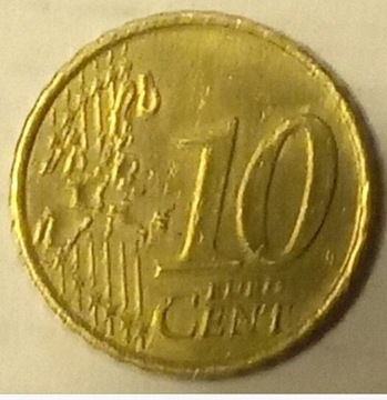 Moneta 10 euro cent 2002r