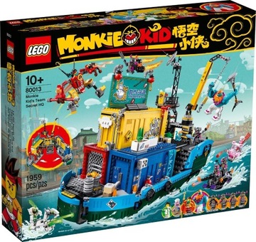 LEGO 80013 - Tajne dowództwo ekipy Monkie Kida  