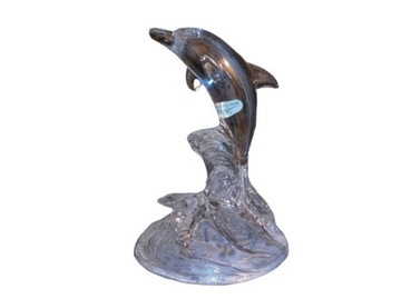 Kryształowa figura delfin Cristal d'Arques FRANCJA