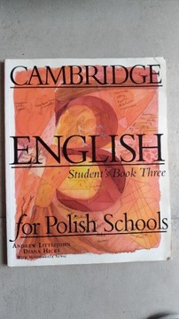 Książka Cambridge English for Polish Schools