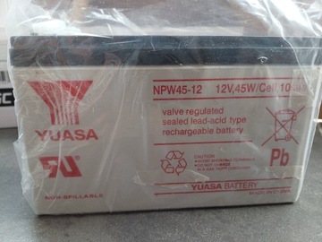 Akumulator YUASA 12V, 45W, NPW45-12