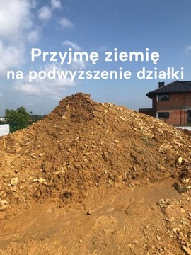 Przyjmę ziemię na wyrównanie działki