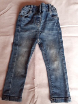 spodnie dziecięce, jeans, rozm. 18m/80 cm
