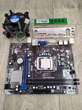 MSI H61M-P20/W8 + Pentium G870 + 2GB DDR3