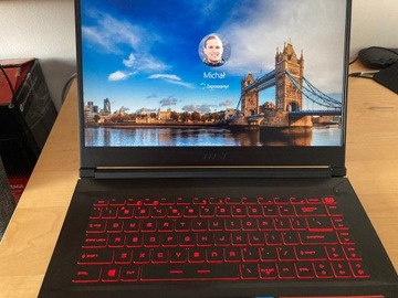 Notebook Laptop MSI GF63 i7-8750H/16GB/240+1TB GTX