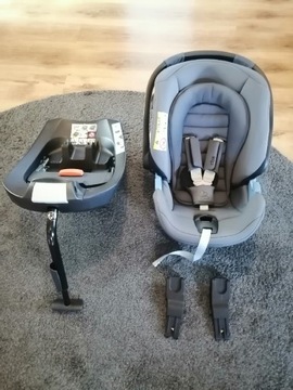 Cbx aton + cybex baza isofix + adaptery do wózka 