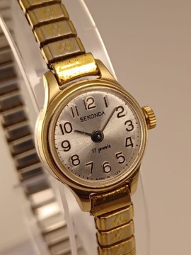Damski zegarek Sekonda Zaria złoto 17 jewels