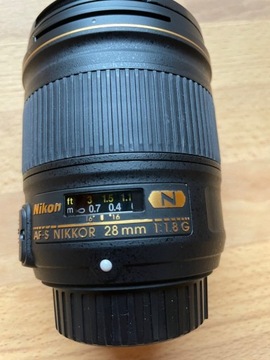 Nikkor 28 mm 1.8G