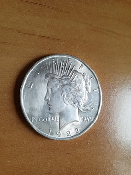 Peace 1922 moneta 