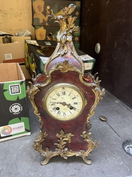 XIX wieczny Zegar w stylu rrococo