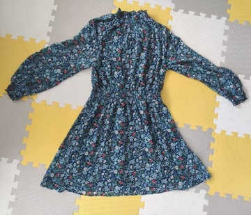 Krótka sukienka szyfonowa r.38, Orsay 