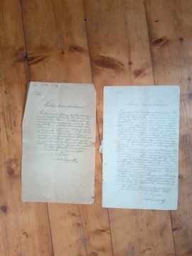 Stare listy 1874parafia Samokleski Żmigród Jaslo
