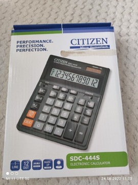 Kalkulator Citizen SDC-444S nowy