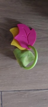 Grzechotka gryzak fisher price sensoryczna zabawka