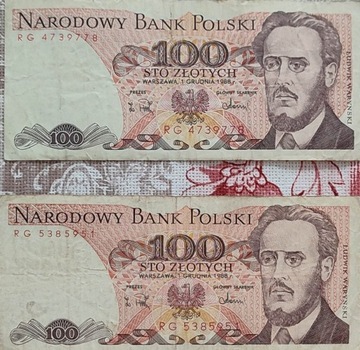 Banknot 100 złotych PRL