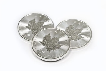 Srebrna moneta Kanadyjski Liść Klonowy 1 oz uncja