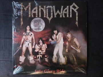Manowar - Into Glory Ride Lp Red Winyl 