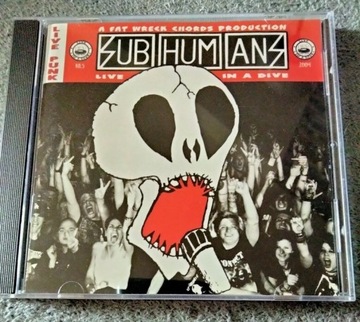 Subhumans Live  Punk  cd